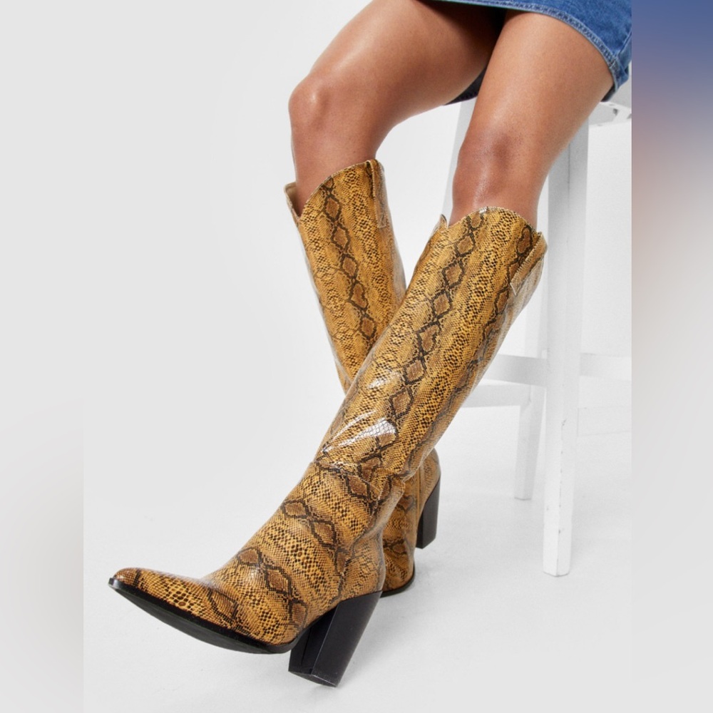 Snakeskin Boots